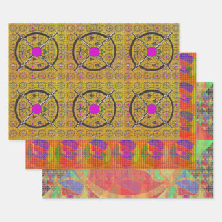 オプションスケットの折り返し紙セット ラッピングペーパーシート