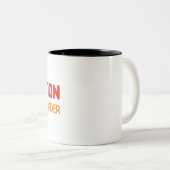 オプション日取引業者マグ ツートーンマグカップ (正面右)