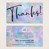 オプション金ゴールド顧客割引クーポンコードの挿入 (正面&裏面)