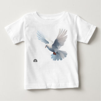 オプション1 (キュート&ダイレクト):空を飛ぶ鳥 G ベビーTシャツ