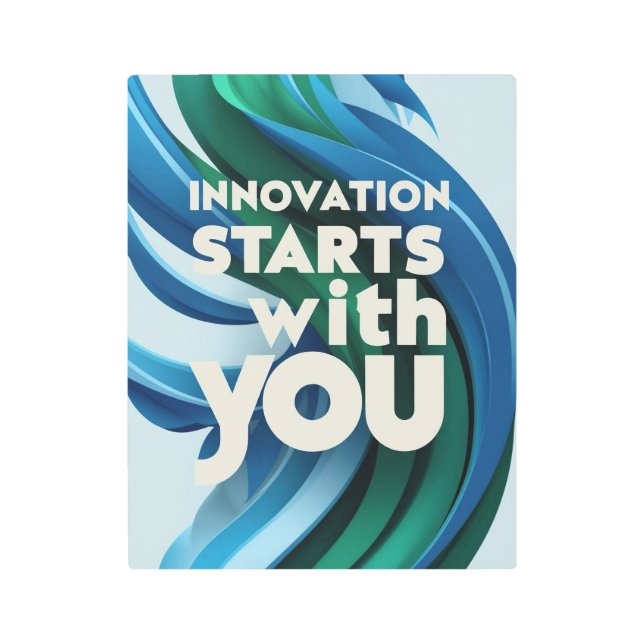 オプション2でイノベーションを開始 メタルプリント (正面)