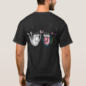 オプション7を実行 Tシャツ (裏面)
