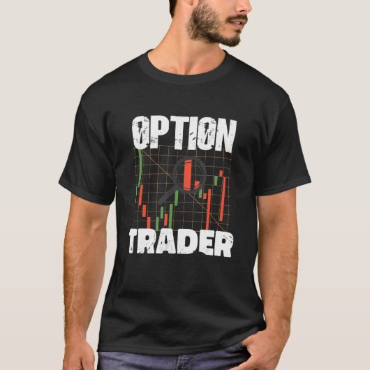 オプション・トレーダー株価投資家向けオプション取引 Tシャツ (正面)