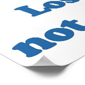 オプションPing Pongなし ポスター (角)