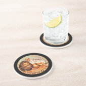 オプス交換可能な〔占星術の〕十二宮図レオ コースター (側面)