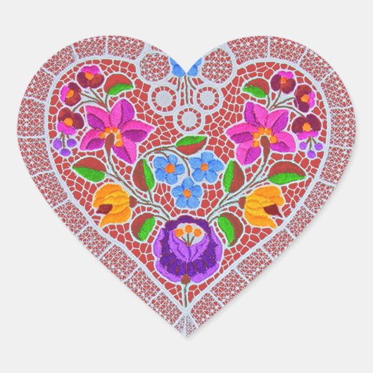 オプス交換可能レースハート ハートシール (正面)