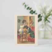 「オプス No. 2」ヴィンテージ犬のポストカード ポストカード (スタンド正面)