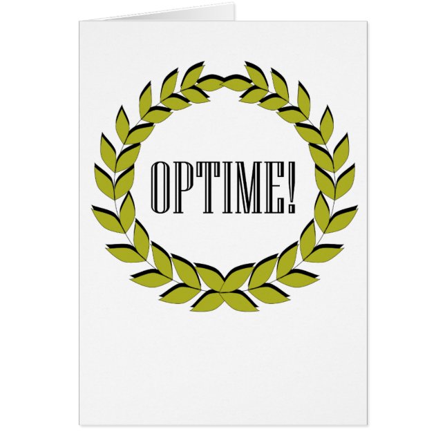 オプタイム！素晴らしい仕事だ！ (正面)