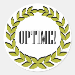 オプタイム!素晴らしい仕事だ! ラウンドシール