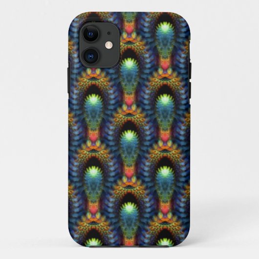 オプティカル・イルージョンフラクタルパターンiPhone 5 カバー (裏面)