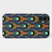 オプティカル・イルージョンフラクタルパターンiPhone 5 カバー (裏面(横))