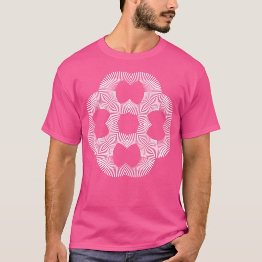 オプティカル サイケデリック 幻覚 Tシャツ (正面)