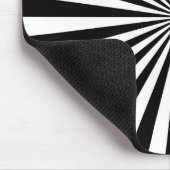 オプティカル サン バースト スピニング ホイール デザイン マウスパッド (コーナー)