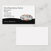 オプティカル（光学式）ストアの名刺 名刺 (正面/裏面)