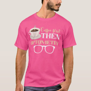 オプティシアンコーヒー初の眼科用メガネ目 Tシャツ