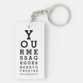 オプティシャン・グラフカスタムのメッセージ キーホルダー (裏面)