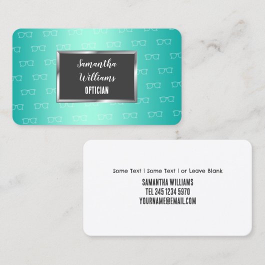オプティシャン 名刺 (正面/裏面)