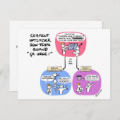 『オプティマイザー・ソン・テンプス』を指導するカルテ ポストカード (正面/裏面)