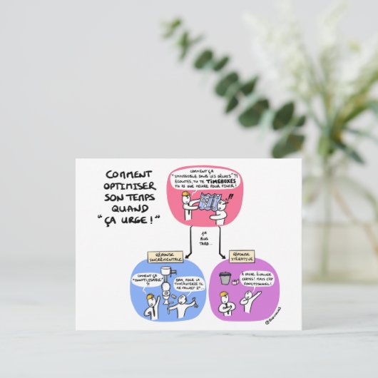 『オプティマイザー・ソン・テンプス』を指導するカルテ ポストカード (スタンド正面)