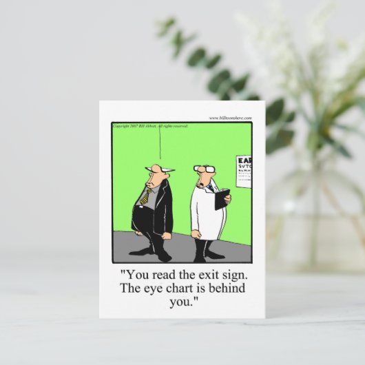 オプトメおもしろいトリスト漫画はがき ポストカード (スタンド正面)