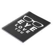 オプトメトリストオプティシアン眼科おもしろい ノートブック (左側)