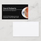 オプトメトリスト&アイスペシャリストビ気にジョン 名刺 (正面/裏面)