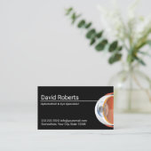 オプトメトリスト&アイスペシャリストビ気にジョン 名刺 (スタンド正面)