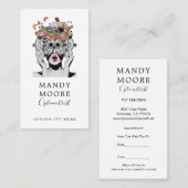 オプトメトリックビジネスおよびアポイントメントリマインダー 名刺 (正面/裏面)