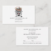 オプトメトリックビジネスおよびアポイントメントリマインダー 名刺 (正面/裏面)