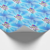 オプトメトロリストスーパーヒーローのカスタムデザイン ラッピングペーパー (角)