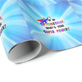 オプトメトロリストスーパーヒーローのカスタムデザイン ラッピングペーパー (ロールコーナー)