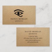 オプトメ素朴トリストKraft名刺 名刺 (正面/裏面)