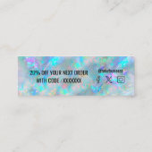 オプラインスパイアウンドミニ名刺 スキニー名刺 (裏面)