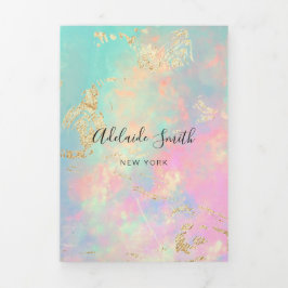 オプラインスパイアグパンフレット 三つ折り招待状