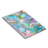 オプラル背景の白いスクリプト名 ノートブック (右側)