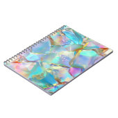 オプラル背景の白いスクリプト名 ノートブック (左側)