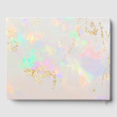 オプラ実在ンドの背景にホイル会社のロゴ ゲストブック (裏面)