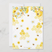 オベイビービーズフローラ男女兼用ベビーシャワー 招待状 (裏面)