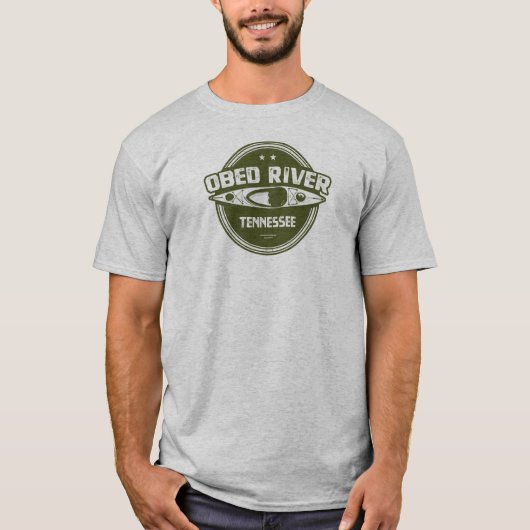 オベドリバーテネシーカヤック Tシャツ (正面)