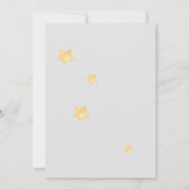 オベビーかわいい象スターベビーシャワー招待状 招待状 (裏面)