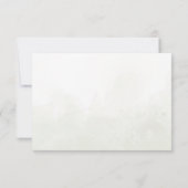 オベビーウッドランドウォーター色素朴サンキューカード サンキューカード (裏面)