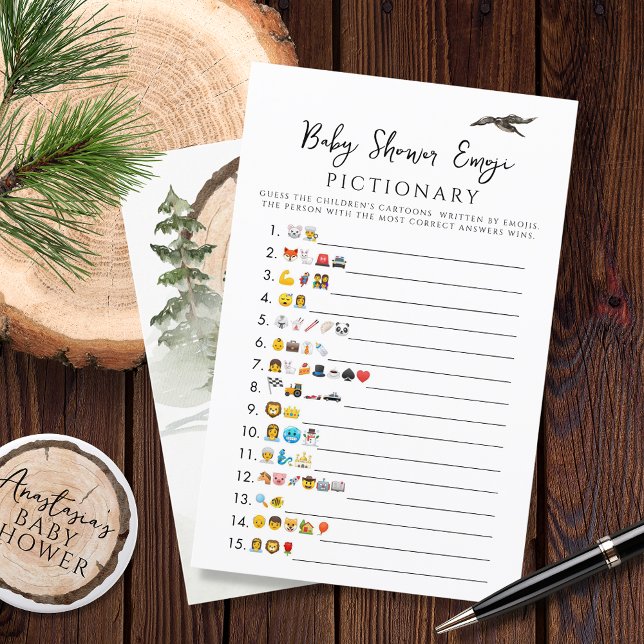 オベビーウッドランドベイビーシャワー絵文字ゲーム (クリエイターアップロード済み)