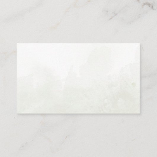 オベビーウッドランド水彩素朴おむつラッフル エンクロージャーカード (裏面)