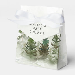 オベビーウッドランド水彩赤素朴ちゃんシャワー フェイバーボックス