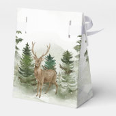 オベビーウッドランド水彩赤素朴ちゃんシャワー フェイバーボックス (裏面サイド)