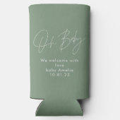 オベビーエレガントの赤ちゃんシャワークール発表 スリム缶クーラー (裏面)