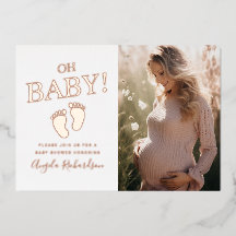 オベビーカスタムフォトベビーシャワー