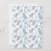 オベビーキラフワイルドワンサファリ動物フローラ 招待状 (裏面)