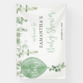 オベビーグリーンバルーンシ男女兼用ャワー 横断幕 (縦)