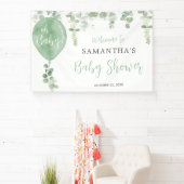 オベビーグリーンバルーンシ男女兼用ャワー 横断幕 (インサイチュ)